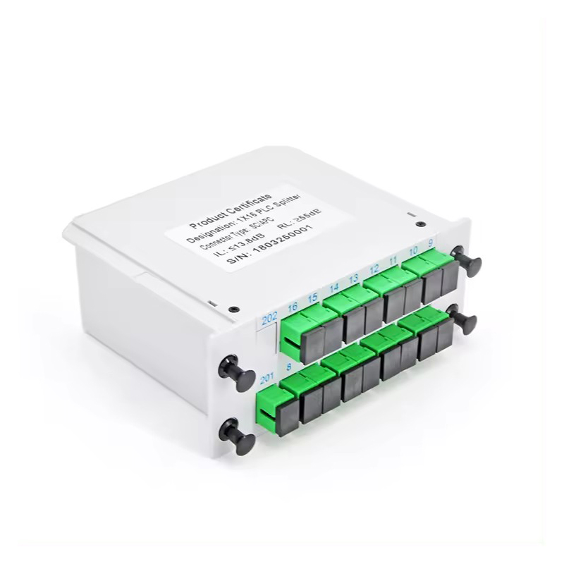 GSG-LGX-1x16-SC APC Fiber Optic PLC Splitter